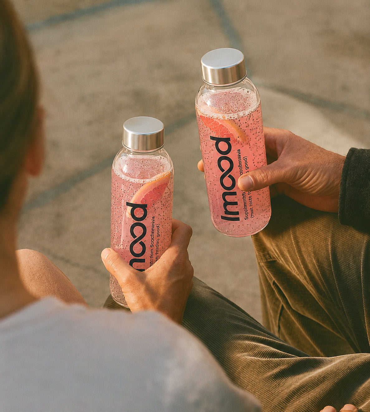 Imood Glasflaska 500 ml